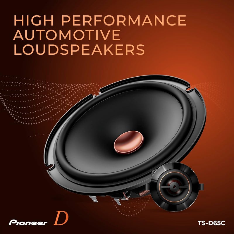 Pioneer نظام مكبرات الصوت المكونة من 2 طريق 17 سم من بايونير TS-D65C - Image 3